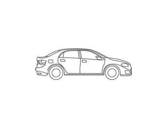 Lado direito do carro
